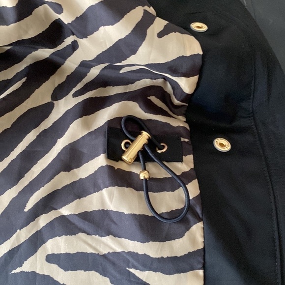 LAUREN Ralph Lauren golden logo branded hardware coat jacket black Sz US S - Picture 9 of 17